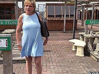 Cheating British MILF Lady Sonia Unveils Her Enormous Titties
